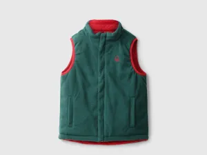 Unisex Quilted Reversible High Neck Jacket