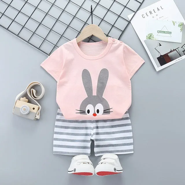 Unni-yun Casual Baby Kids Sport Clothing Plaid Lion Clothes Sets for Boys Costumes 100% Cotton Baby Clothes 6M -4 Years Old