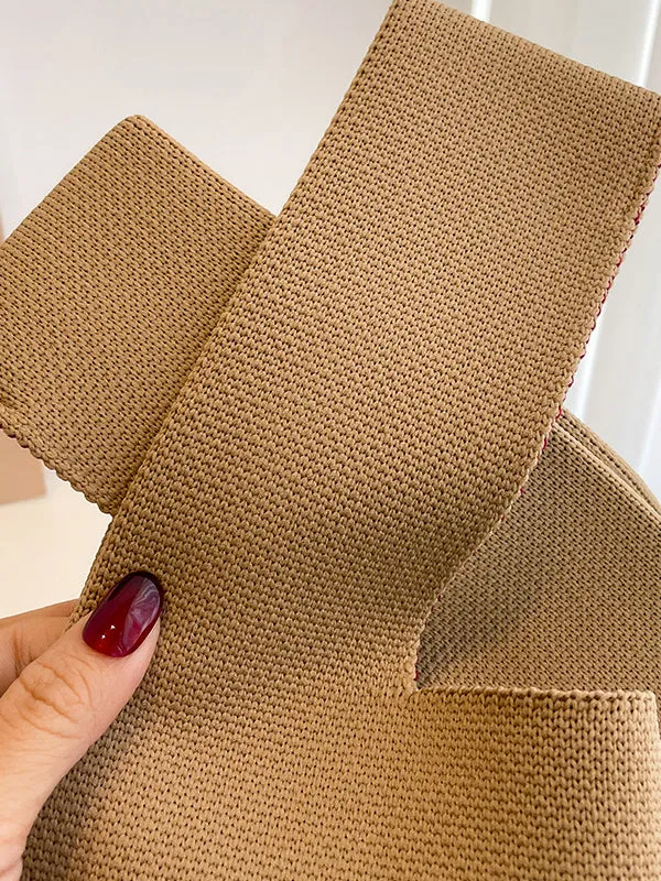 Urban Contrast Color Woven Handbag Bag Accessories