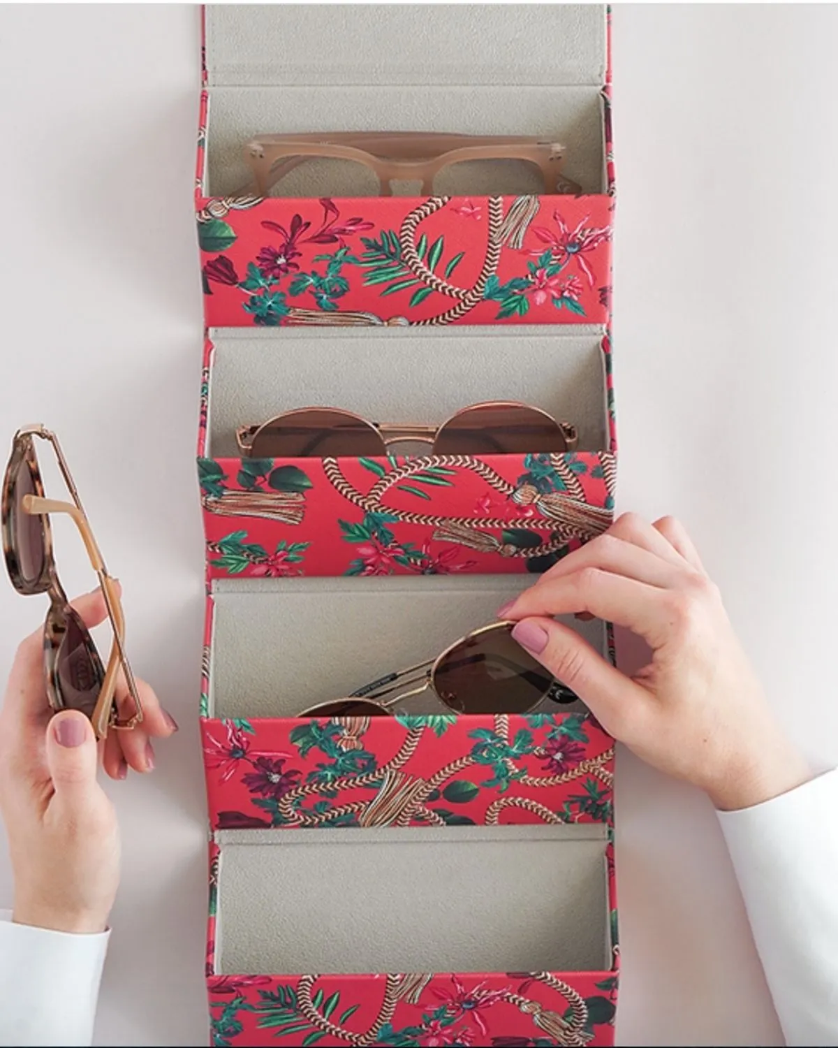 Vegan Leather Glasses Case | Burgundy Collection
