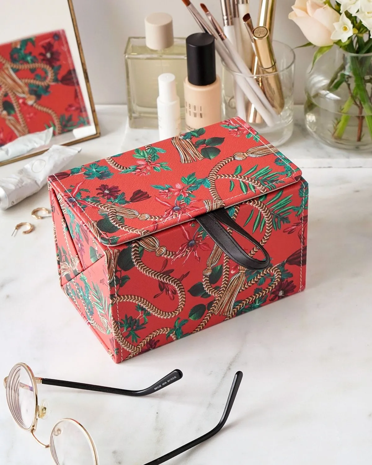 Vegan Leather Glasses Case | Burgundy Collection