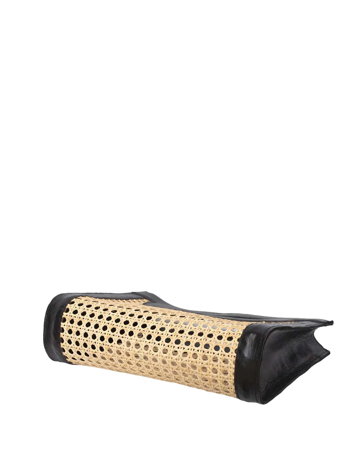 Venice Medium Cane Leather Clutch ::RET