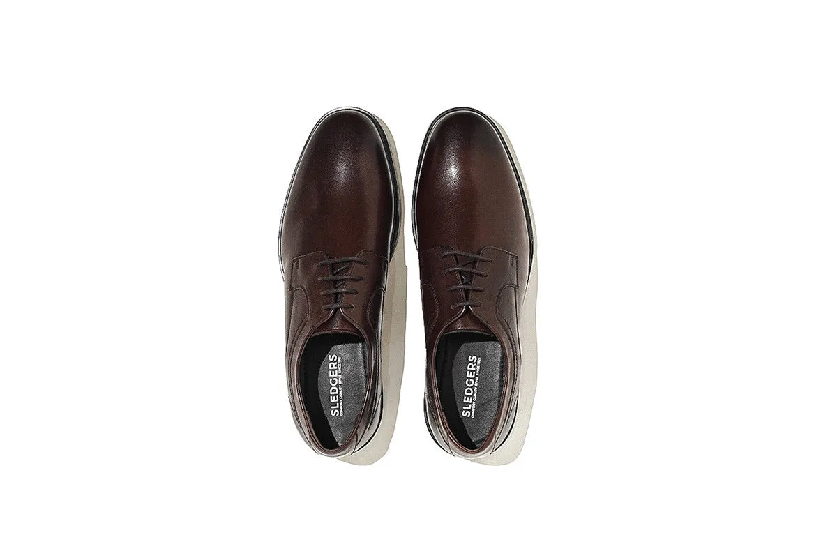 Vichy Dark Brown Derby Shoes