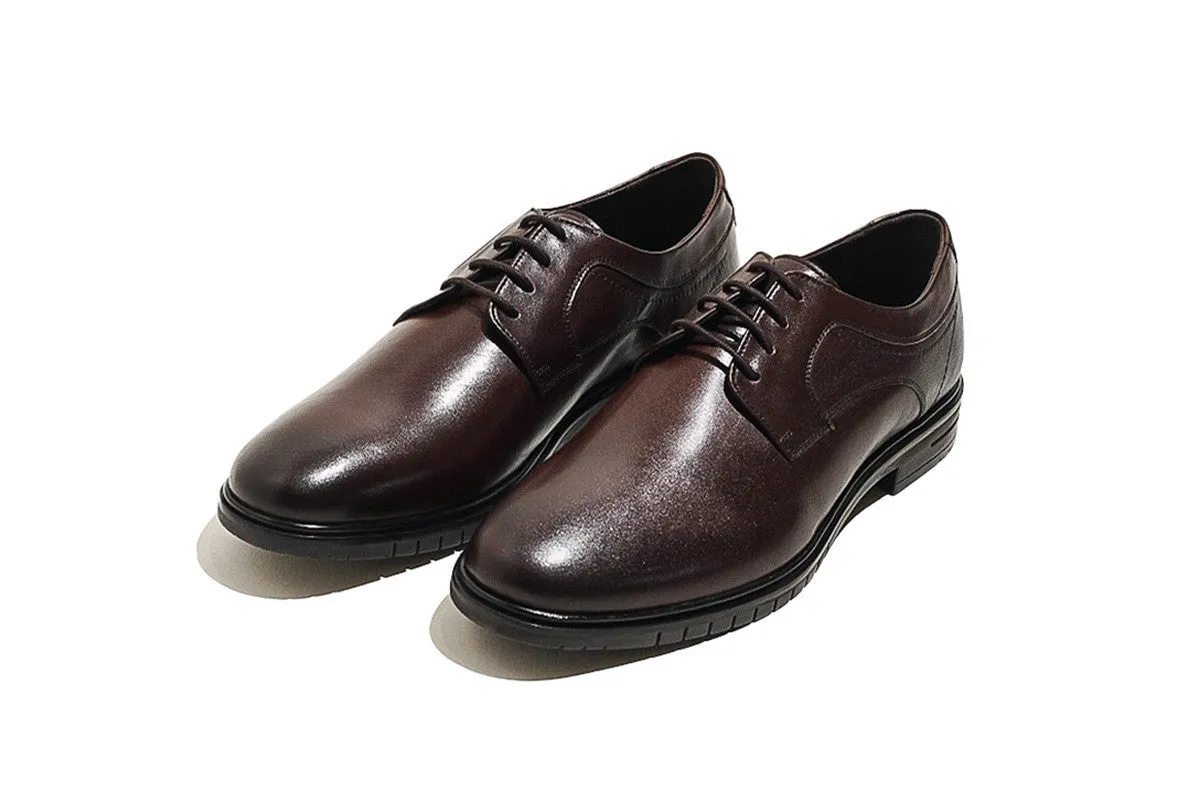 Vichy Dark Brown Derby Shoes