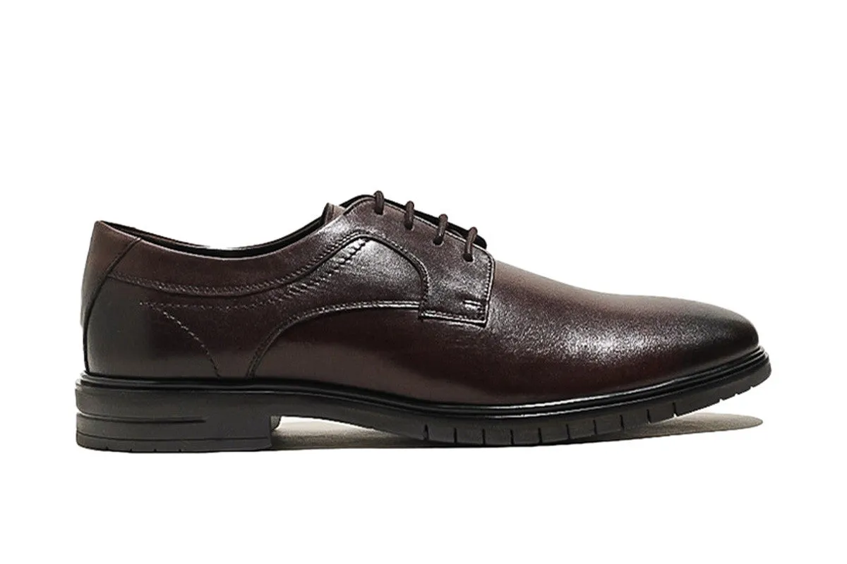 Vichy Dark Brown Derby Shoes