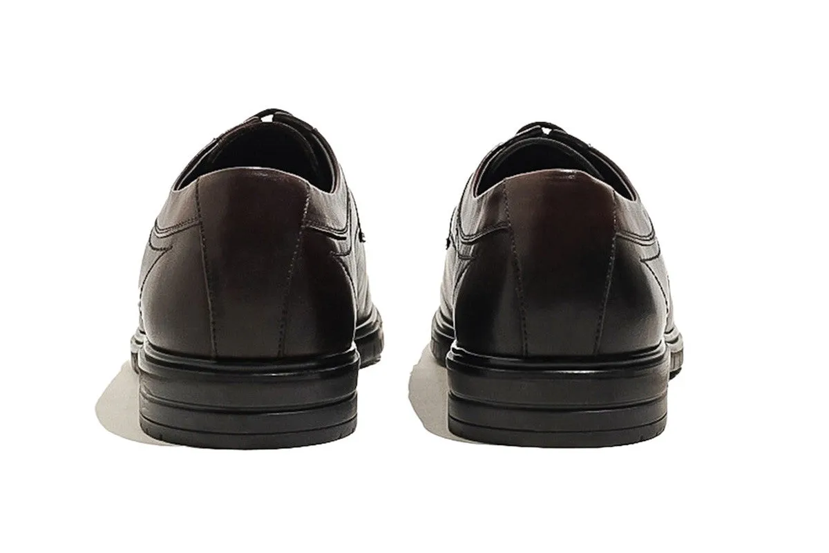 Vichy Dark Brown Derby Shoes