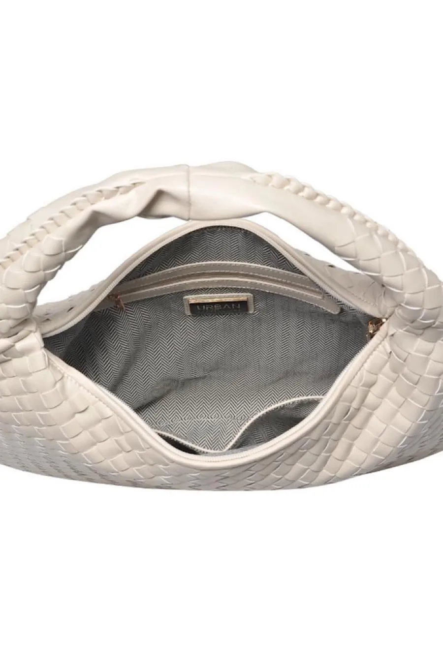 Victoria Woven Hobo Bag