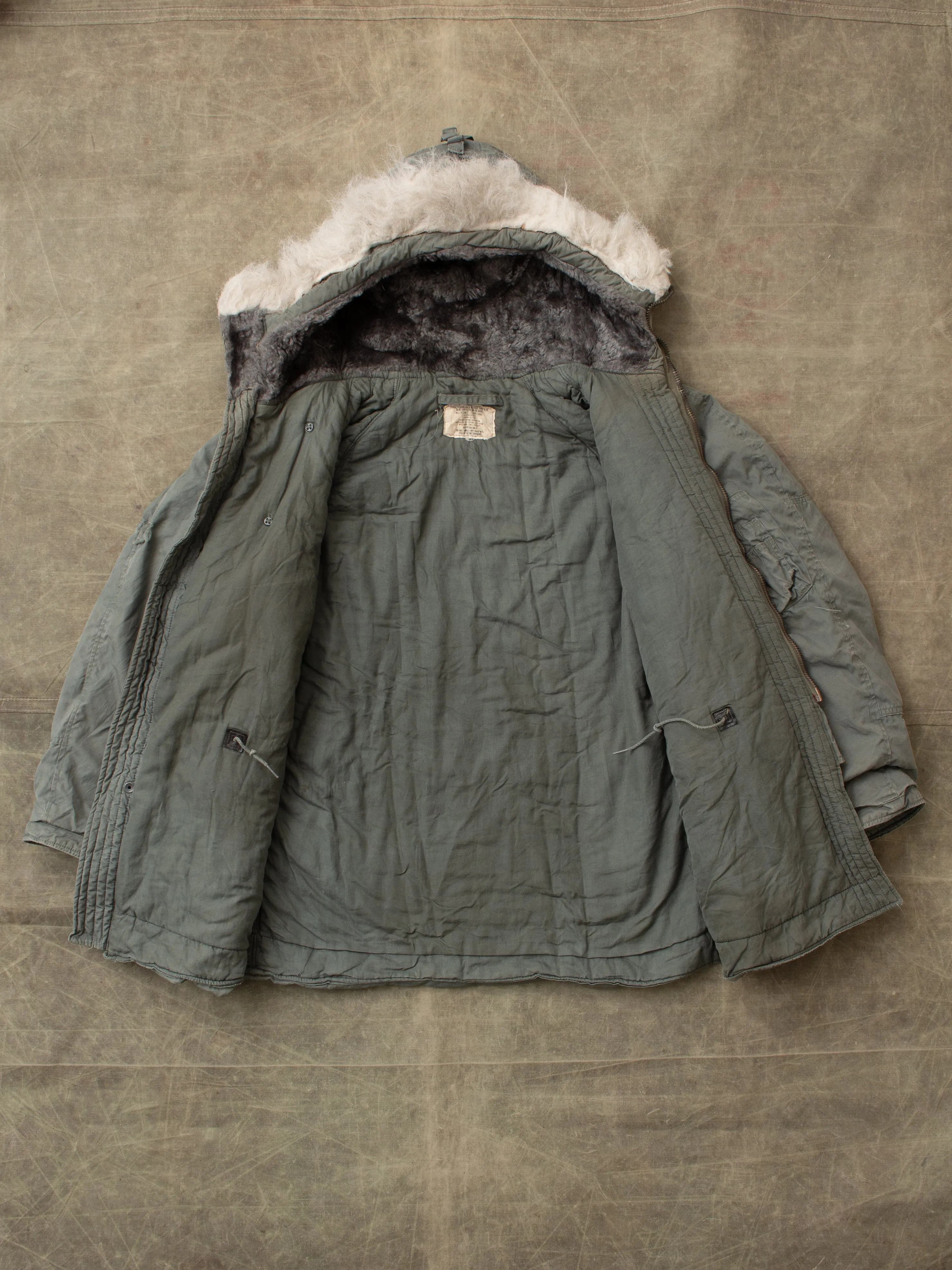 Vintage No. 1 US Army Parka Extreme Cold Weather N-3B Size L