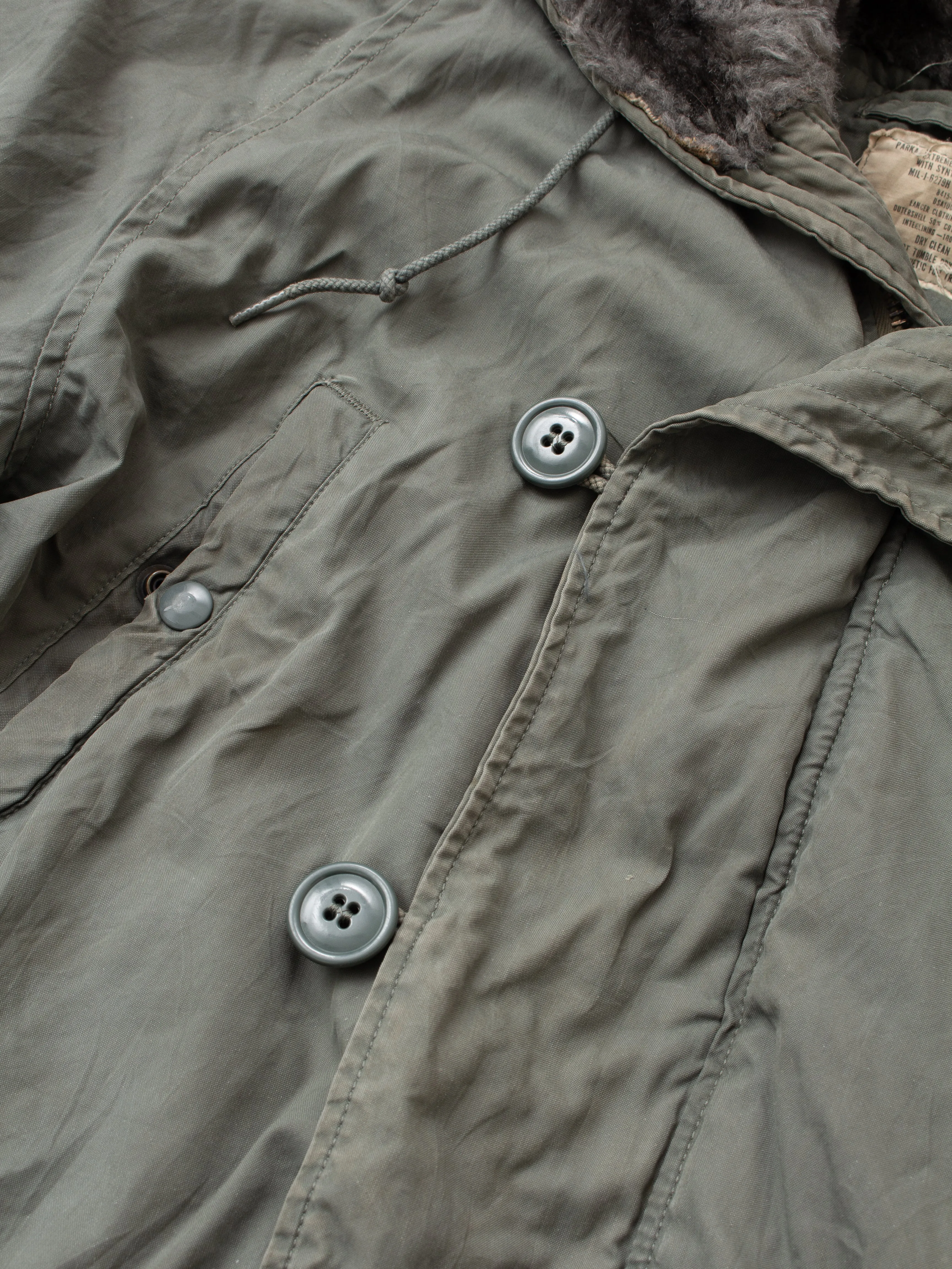 Vintage No. 1 US Army Parka Extreme Cold Weather N-3B Size L