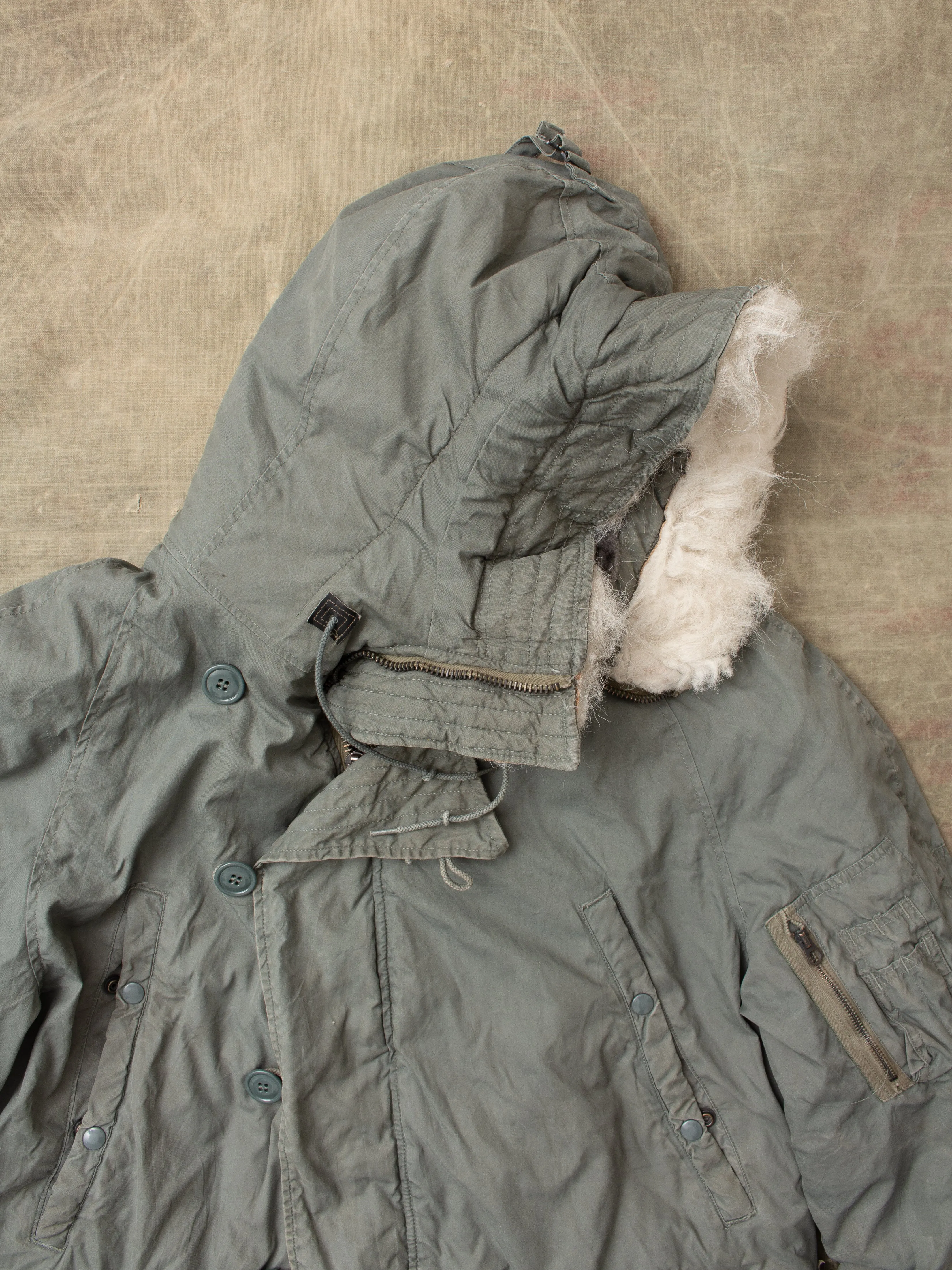 Vintage No. 1 US Army Parka Extreme Cold Weather N-3B Size L