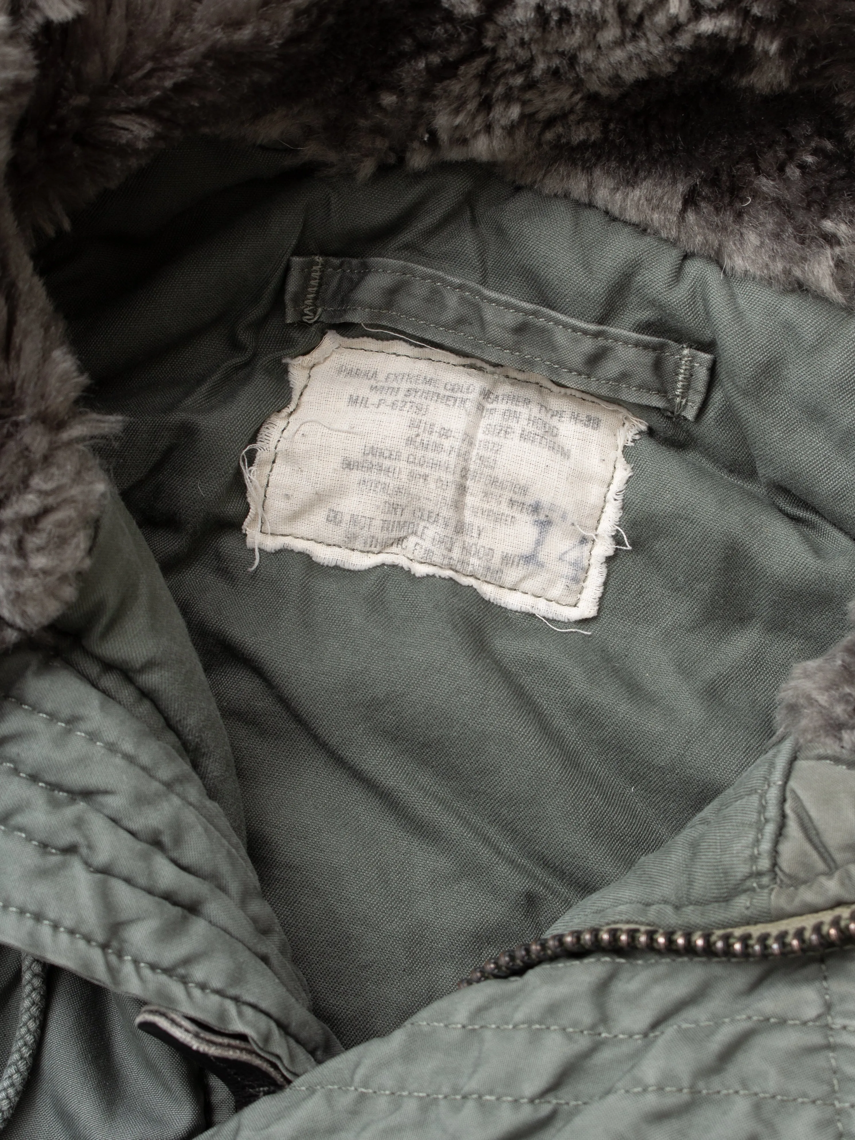 Vintage No. 3 US Army Parka Extreme Cold Weather N-3B Size M