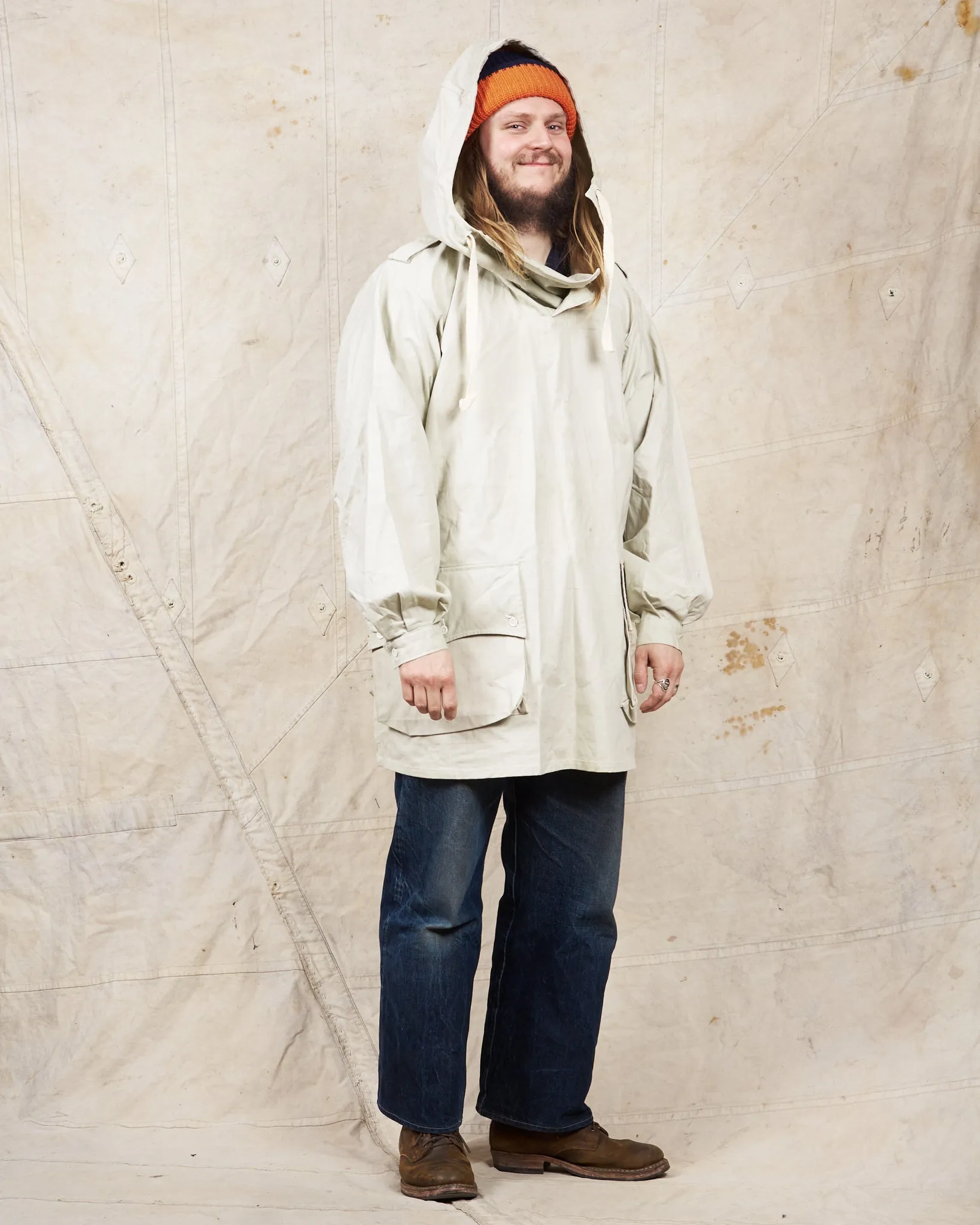 Vintage Swedish Army "Snöblus" Snow Parka