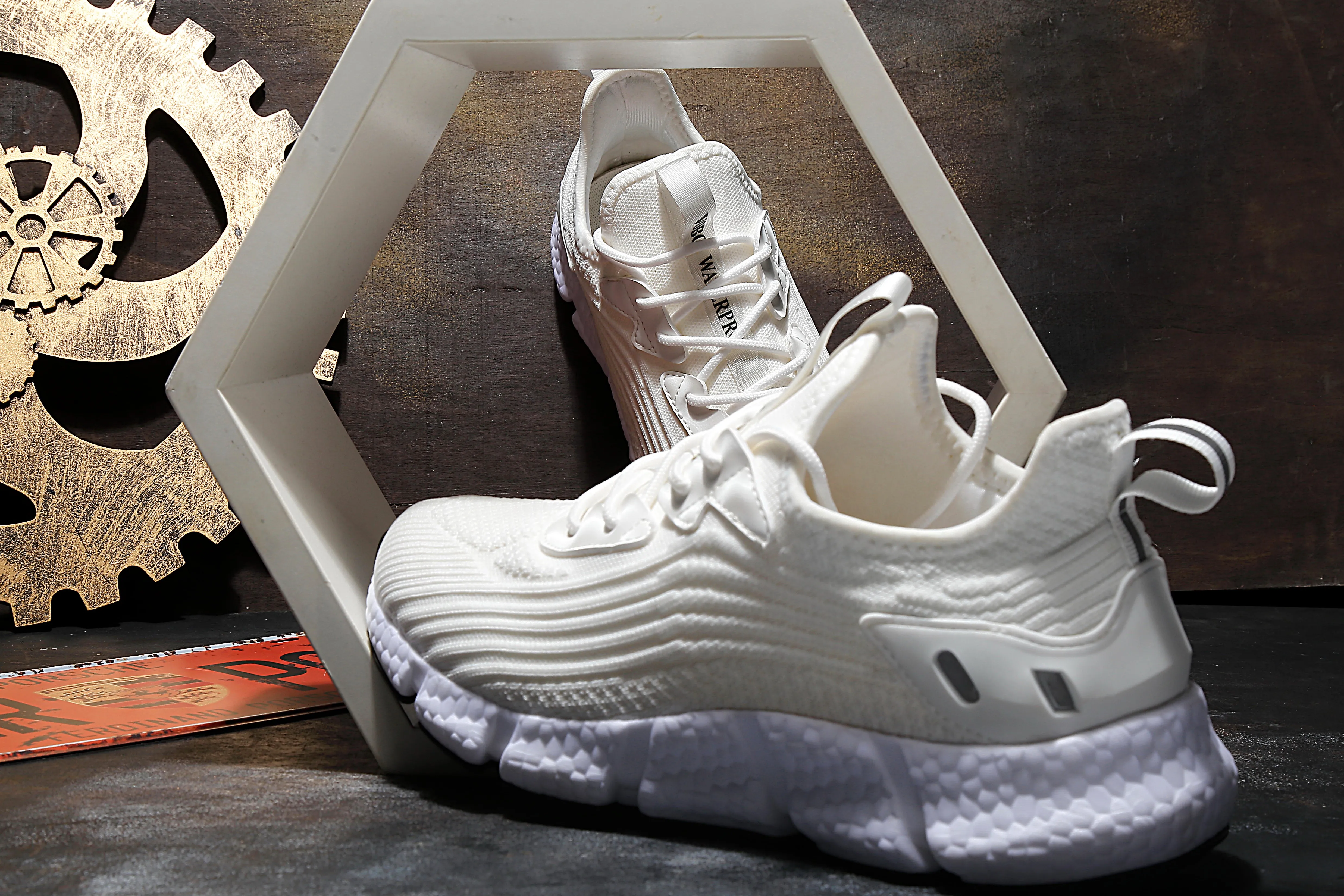 Waterproof Massage Sneaker Whale White | LightCityMall