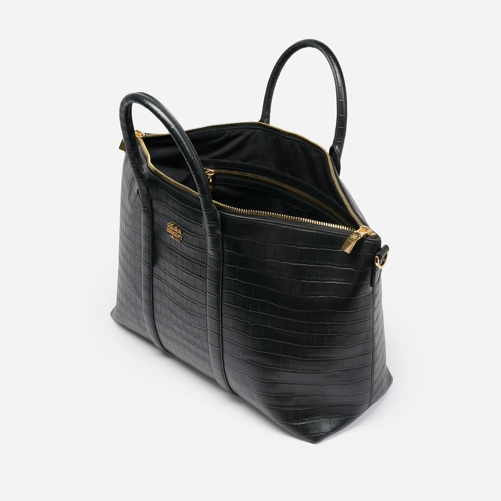 Weekend Bag / Croco Embossed