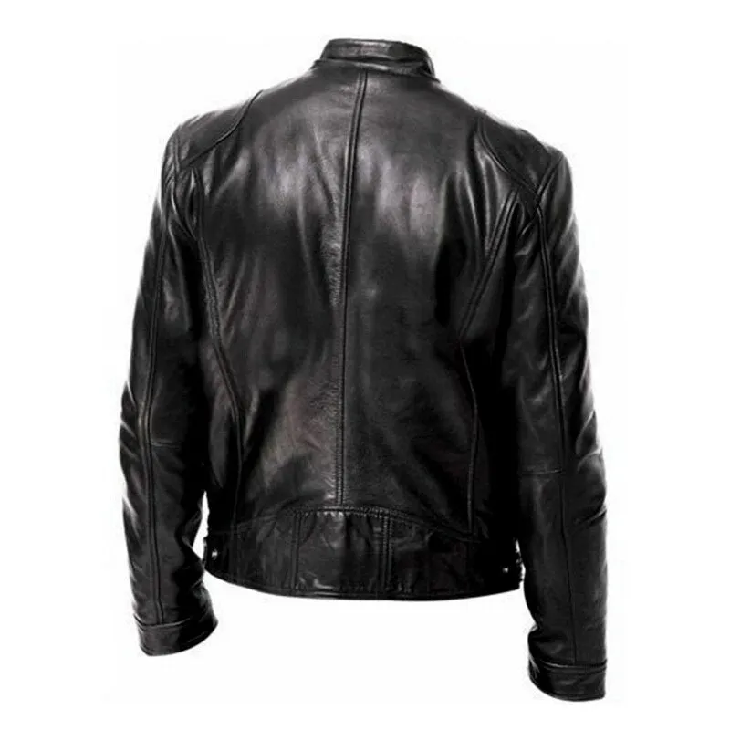 West Louis™ 2023 Motorcycle Street Style Leather Jacket