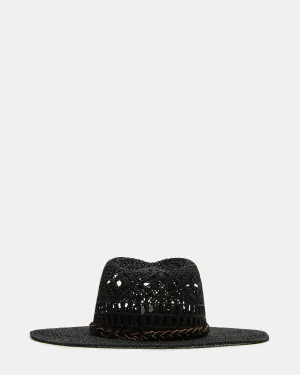 WESTERN PANAMA HAT BLACK