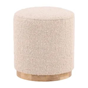 Whimsy Ivory Woven Wonder Stool