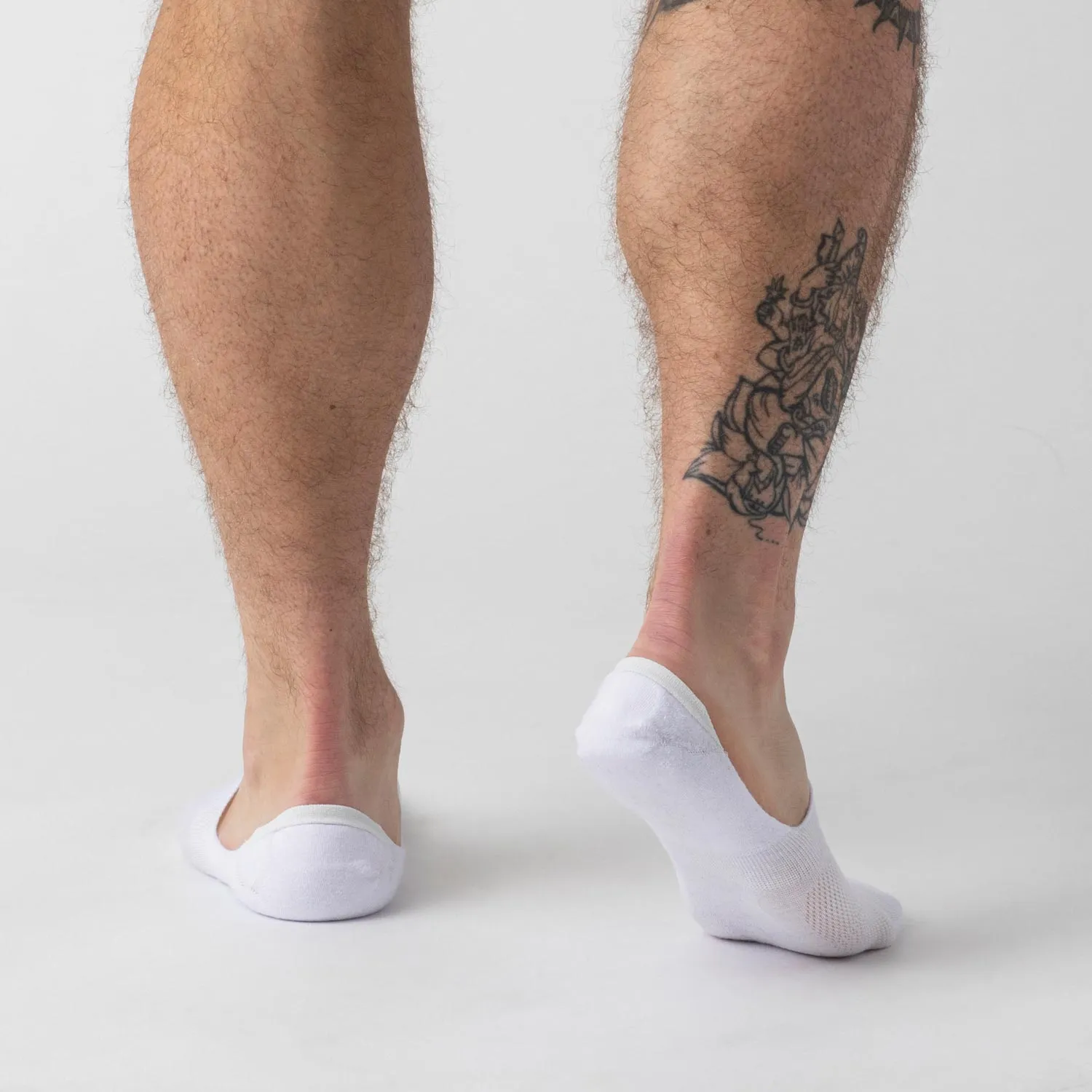 White Never Show Socks 12-Pack