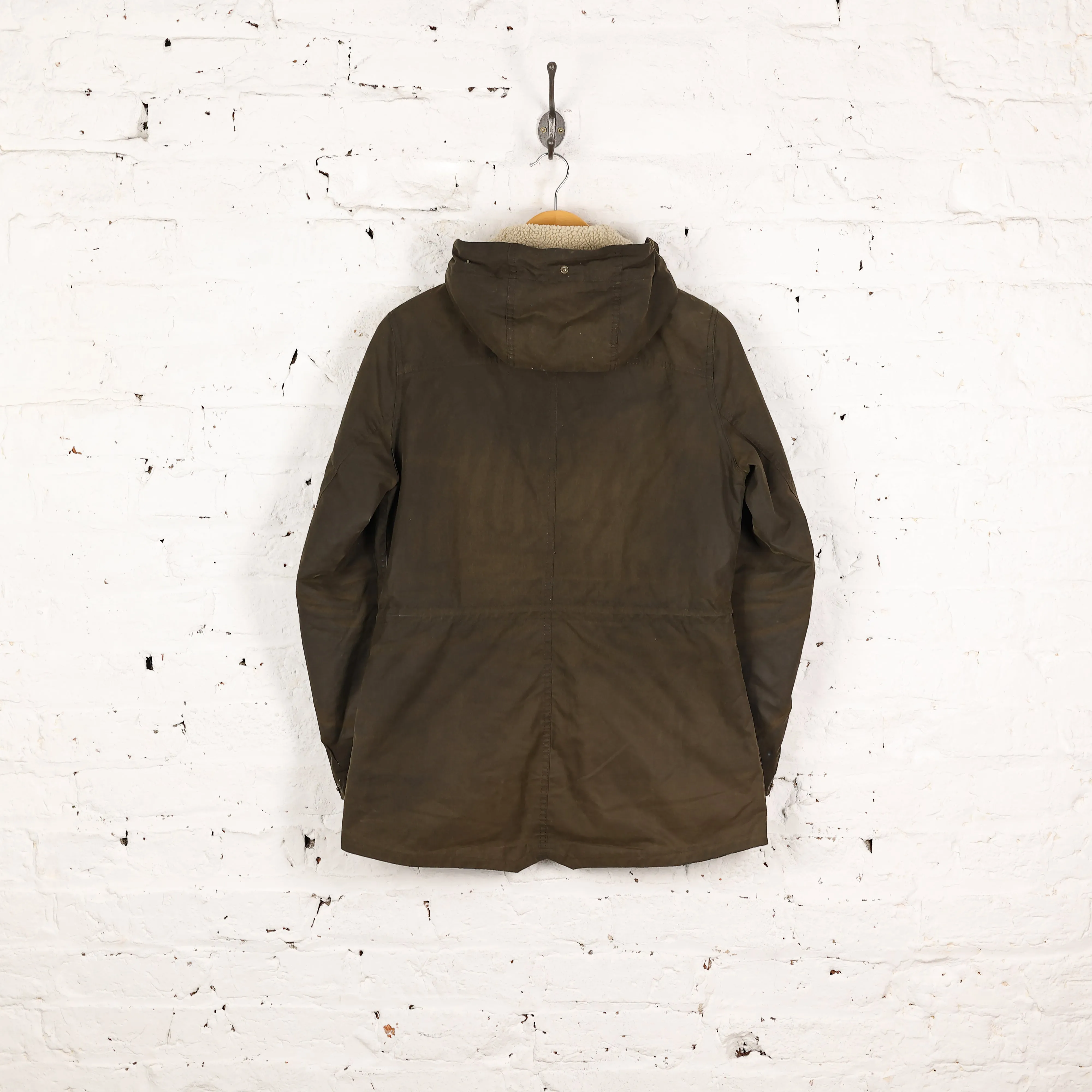 Women's Barbour Kelsall Wax Parka Jacket - Green - Women's M