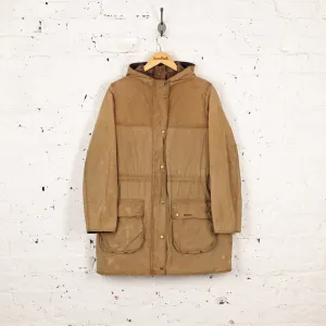 Women's Barbour Ladies Durham Parka Style Jacket - Brown - Women's XL