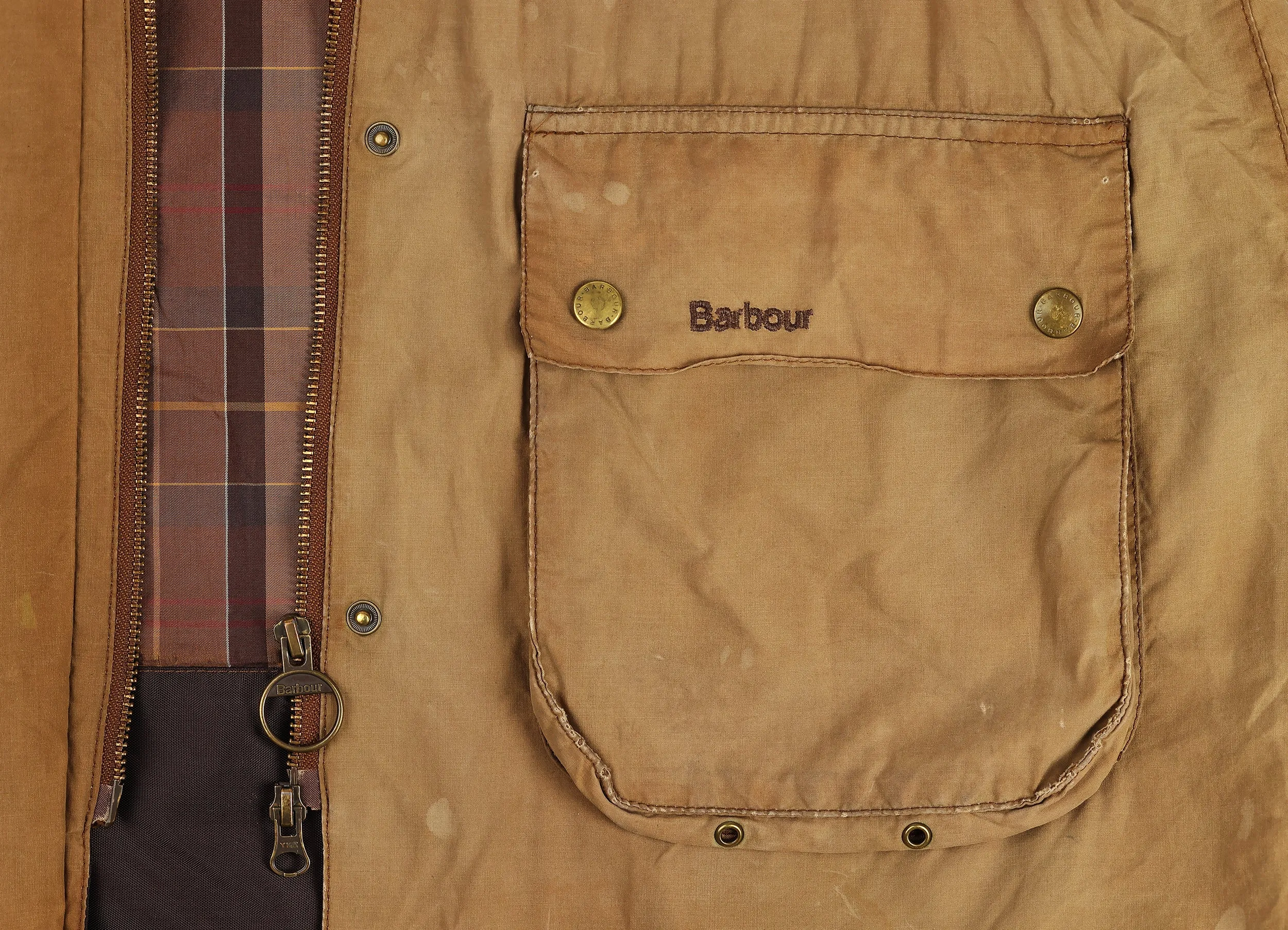 Women's Barbour Ladies Durham Parka Style Jacket - Brown - Women's XL