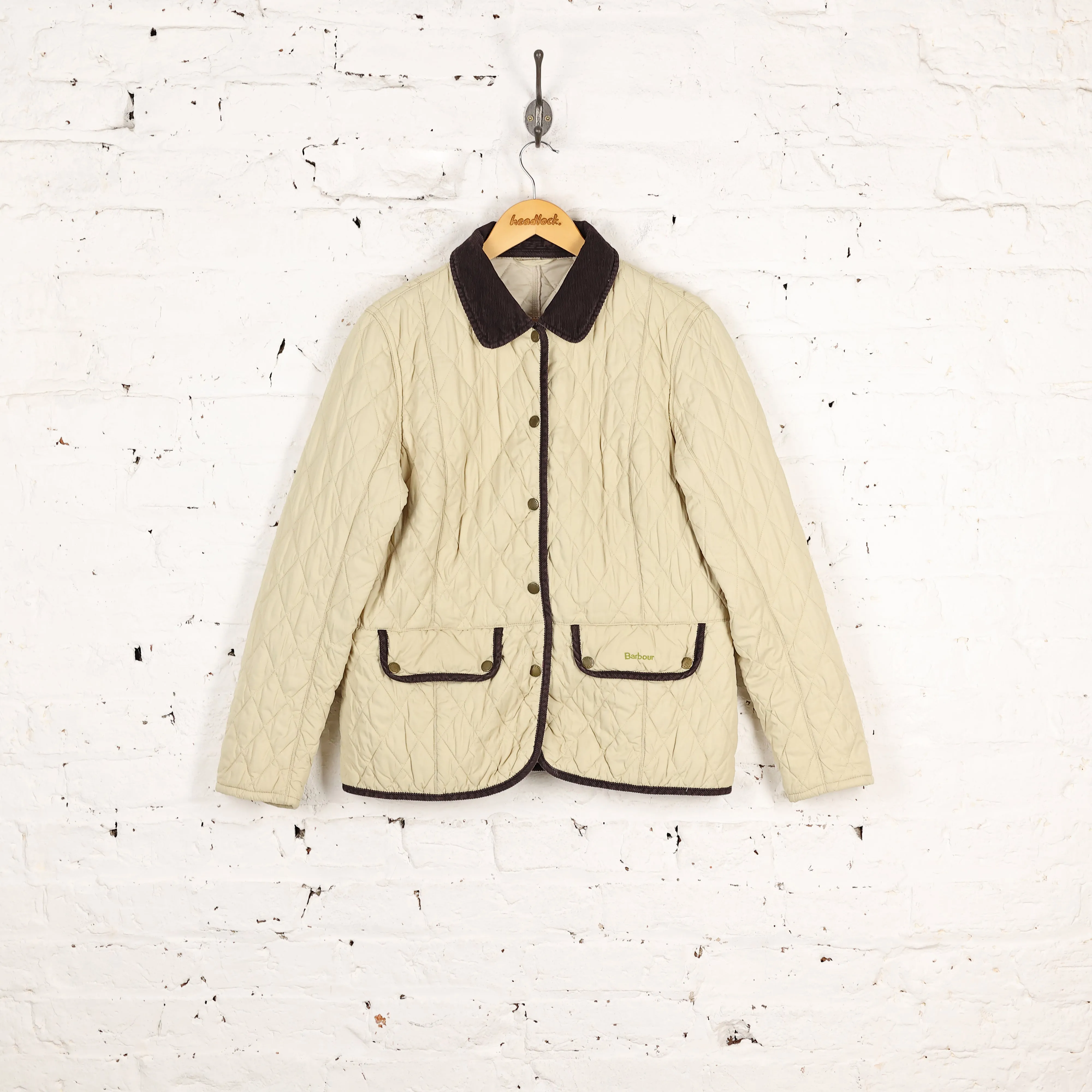 Women's Barbour SMU Vintage Quilt Jacket - Beige - Women's XL