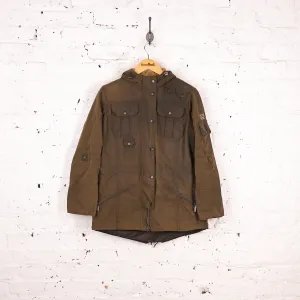 Women's Barbour Winterforce Wax Parka Jacket Coat - Green - Women's M