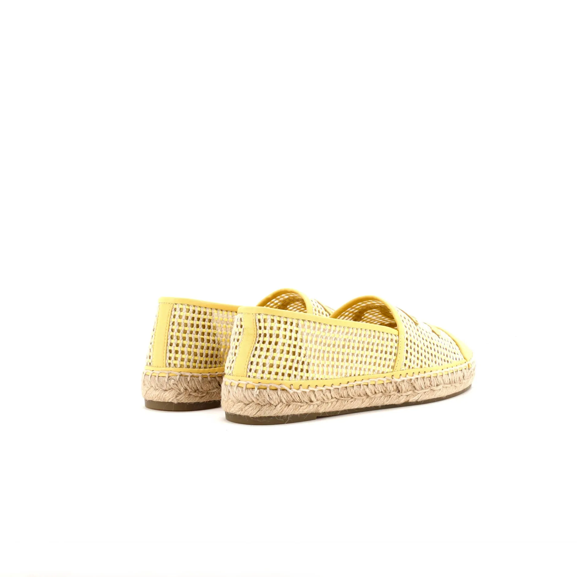 Women's CC Cap Toe Espadrilles Woven Mesh