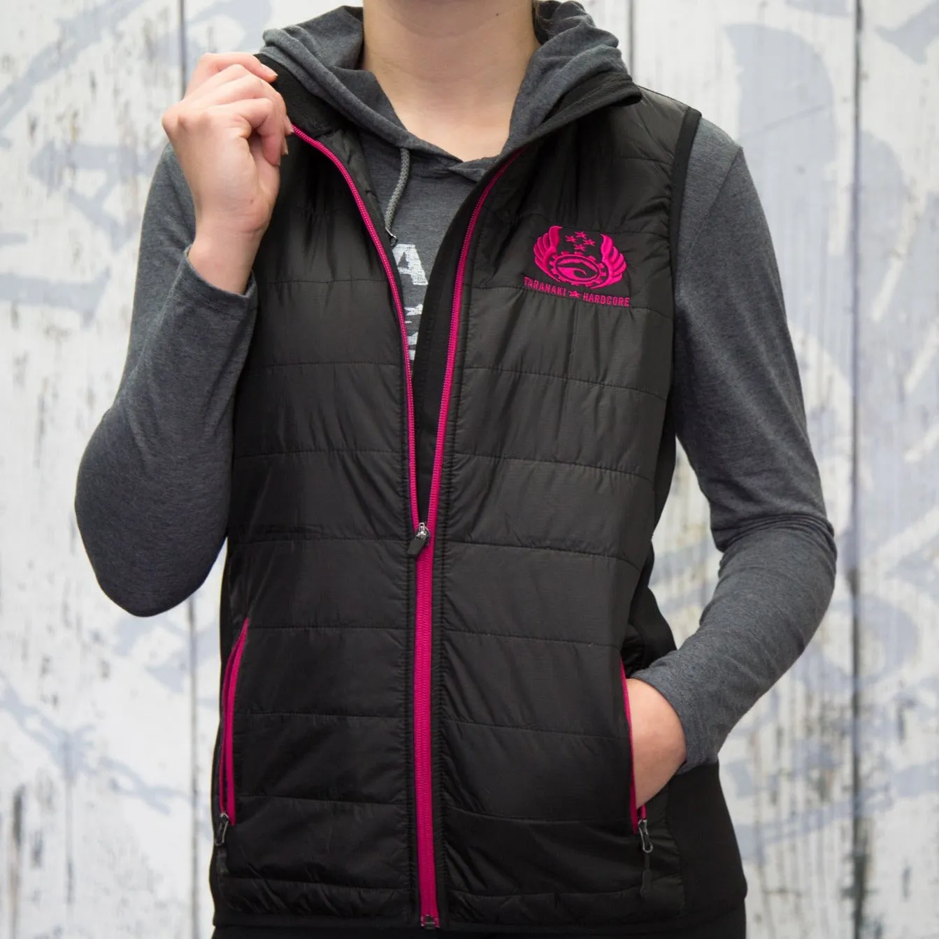 Womens Fleece Wings vest