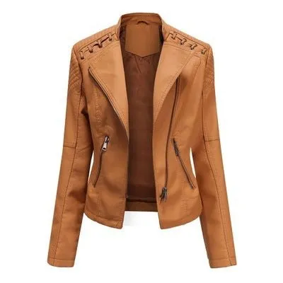 Women's Leather Jackets Women's Short Jackets