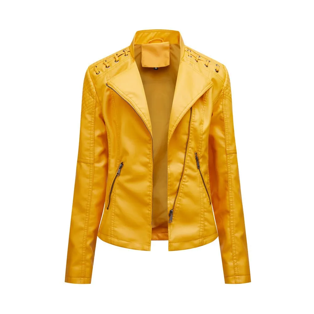 Women's Leather Jackets Women's Short Jackets