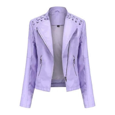 Women's Leather Jackets Women's Short Jackets