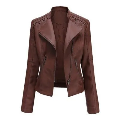 Women's Leather Jackets Women's Short Jackets