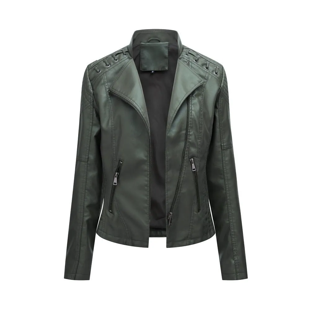 Women's Leather Jackets Women's Short Jackets