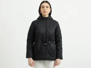 Women's Long Sleeves Quilted Sherling Jacket