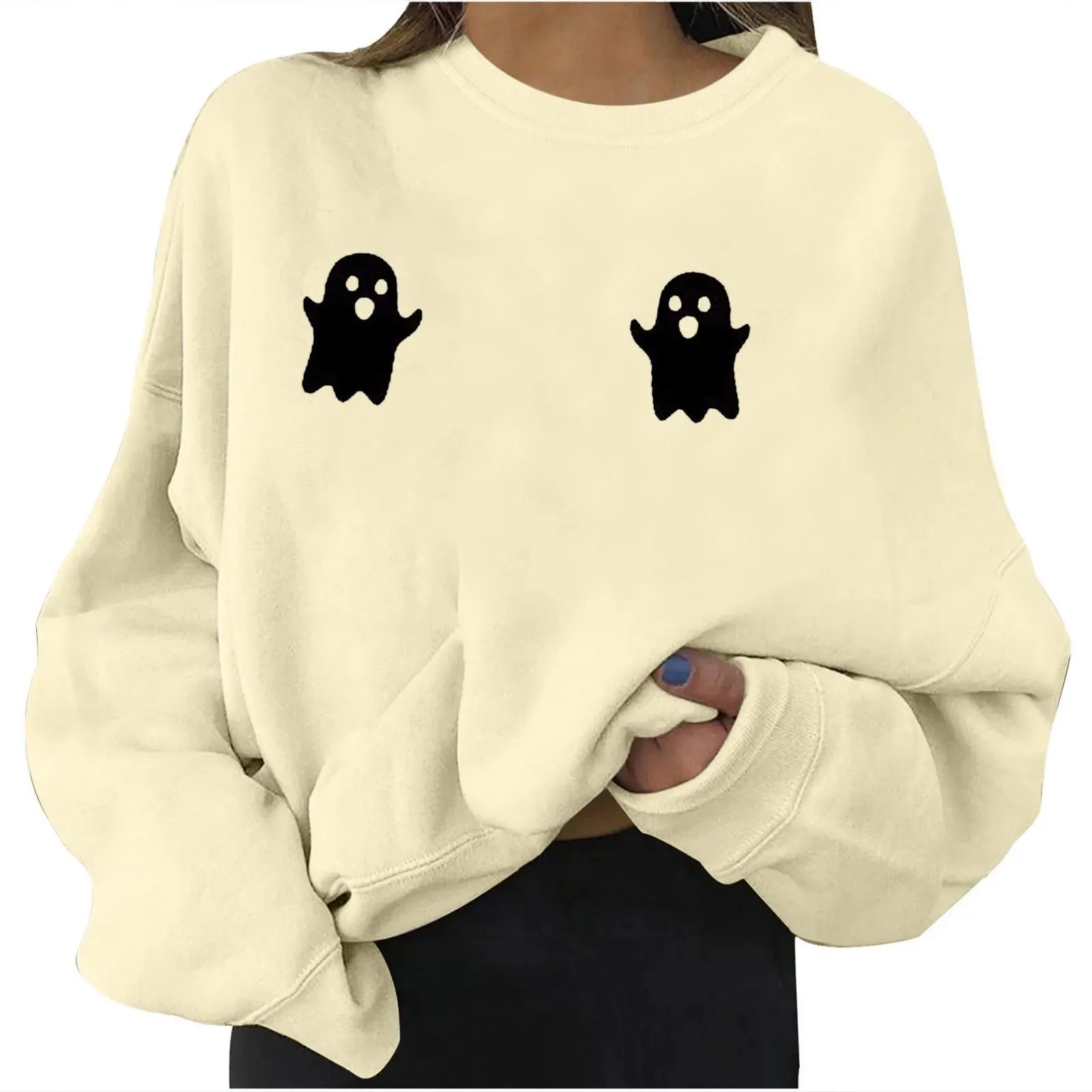 Women's Round Neck Long Sleeve Sweatshirts