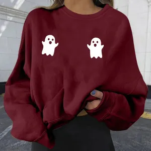 Women's Round Neck Long Sleeve Sweatshirts