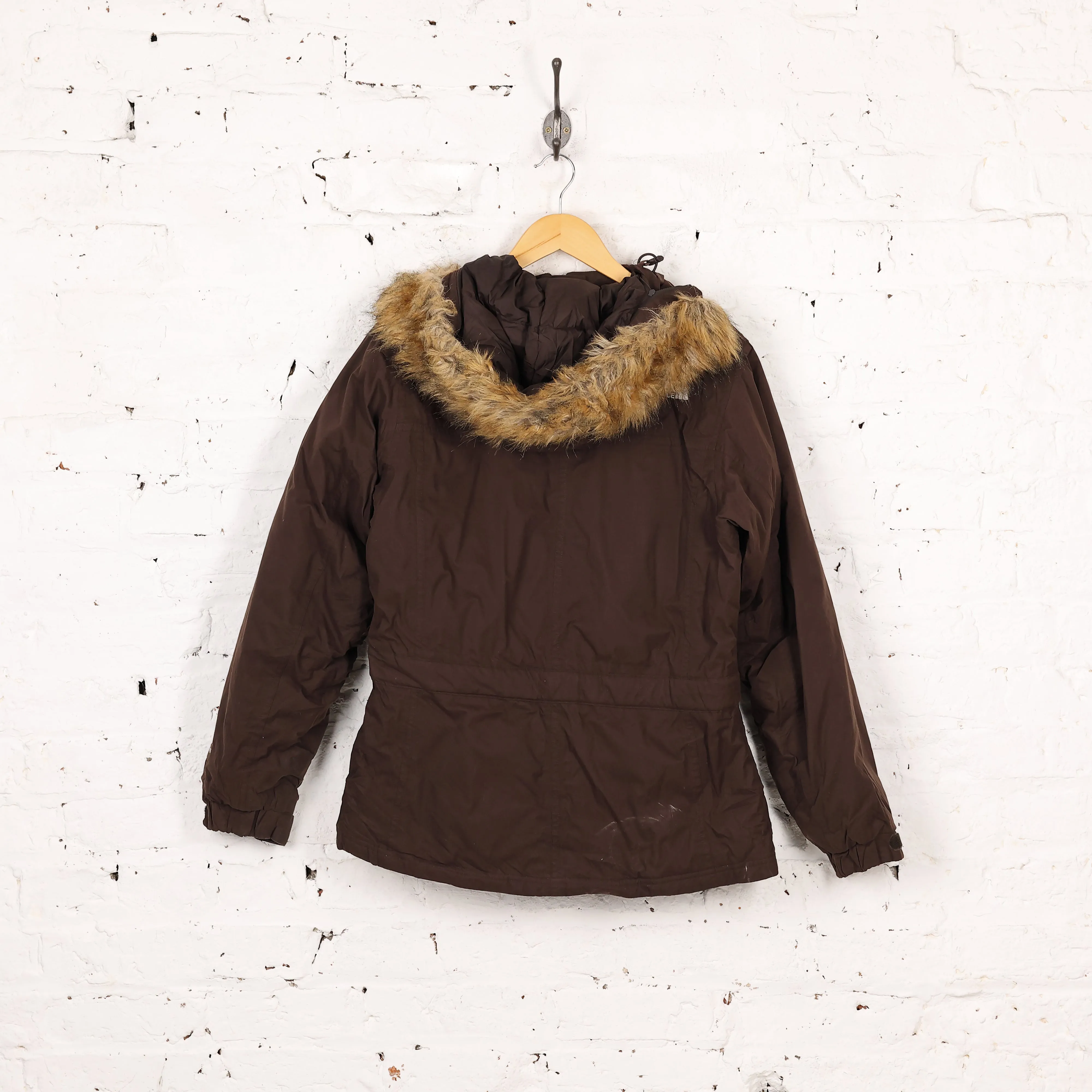 Womens The North Face Hyvent Parka Jacket - Brown - Womens M