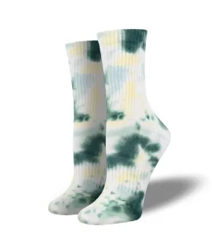 WOMEN'S TIE-DYE ATHLETIC CREW