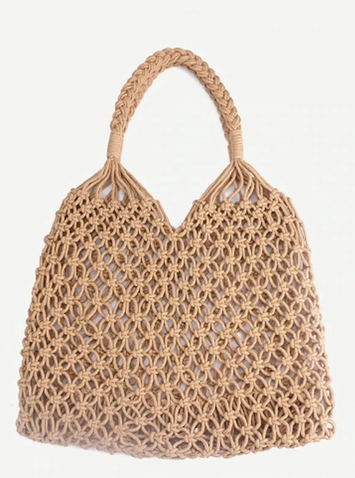Women's Woven Hollow Out Handbag