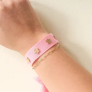 Woven Bracelet-Pink