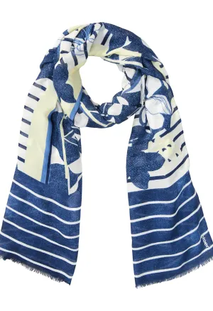 Woven Floral Scarf