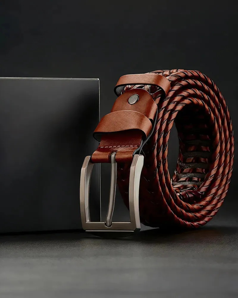 Woven Leather Belt
