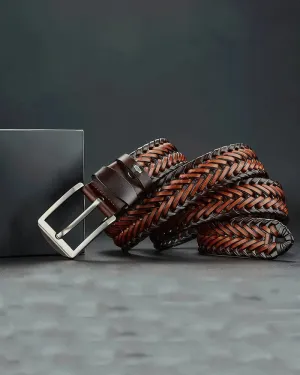 Woven Leather Belt
