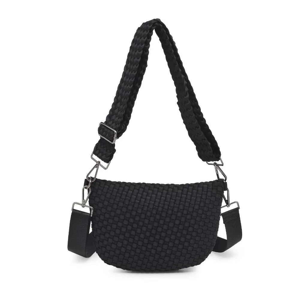 Woven Neoprene Crossbody Bag