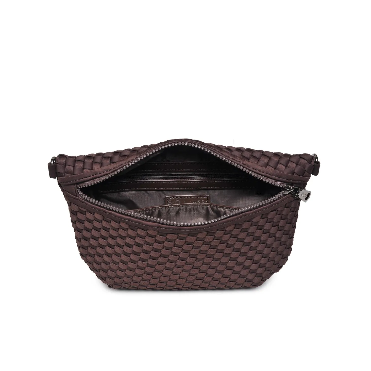 Woven Neoprene Crossbody Bag