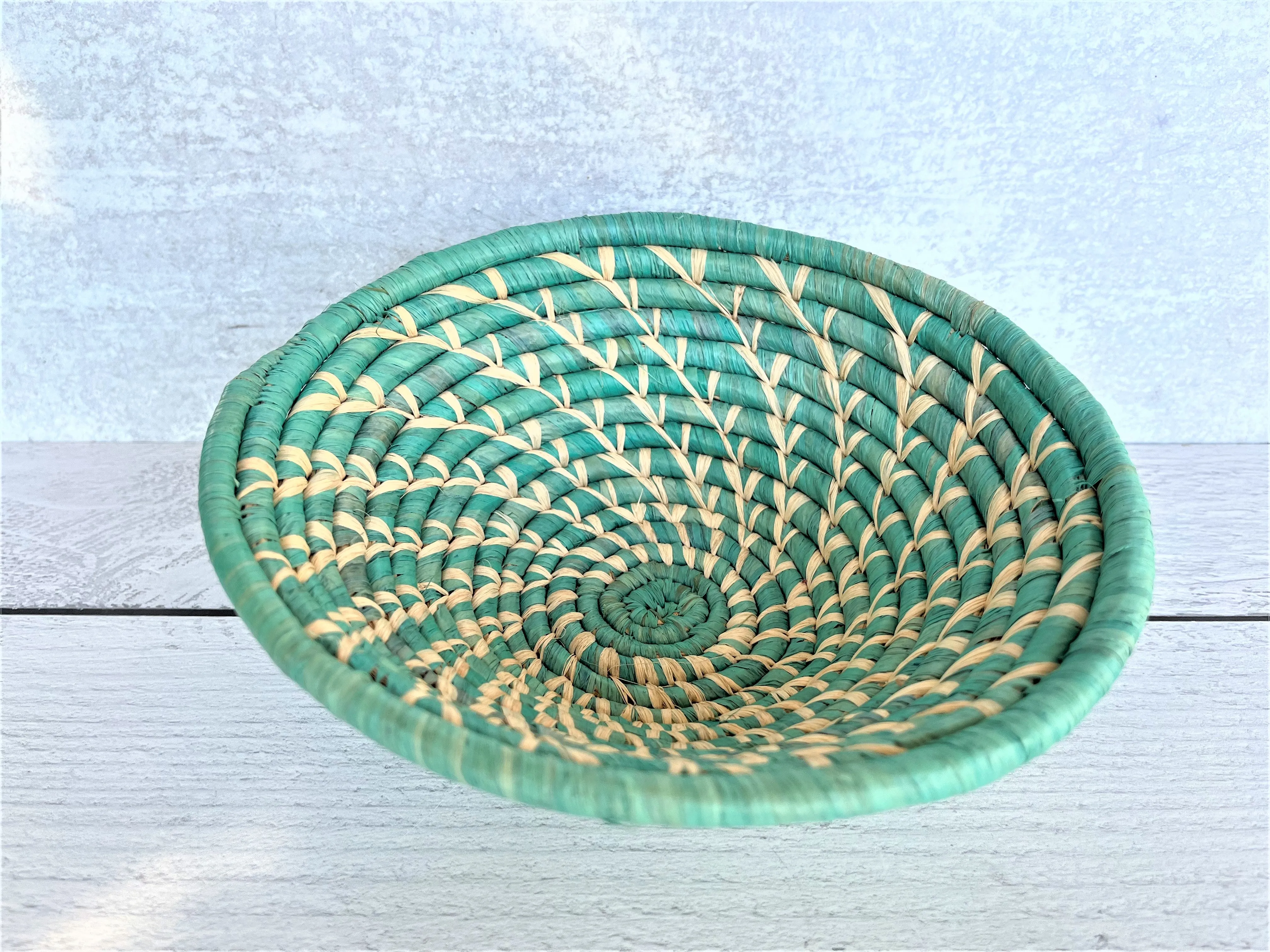 Woven Straw Basket