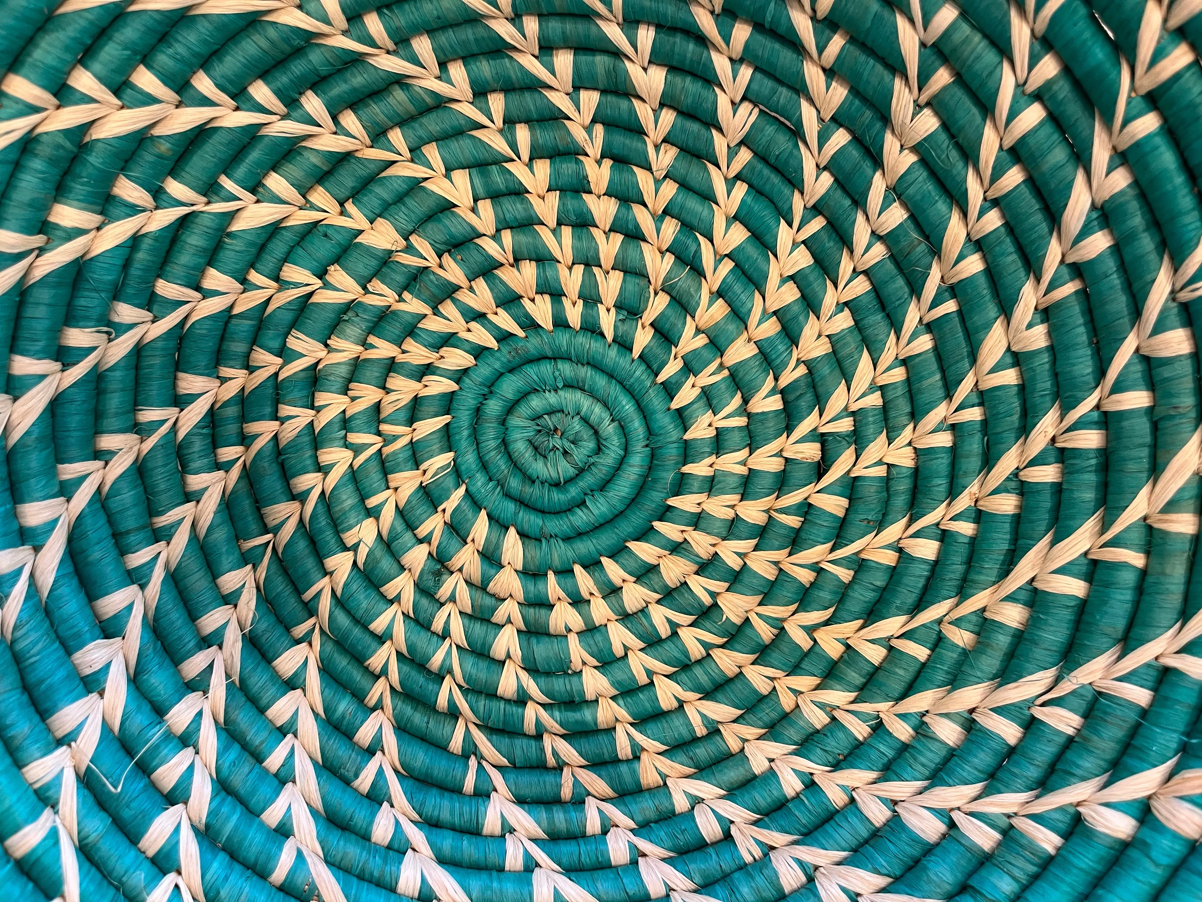 Woven Straw Basket