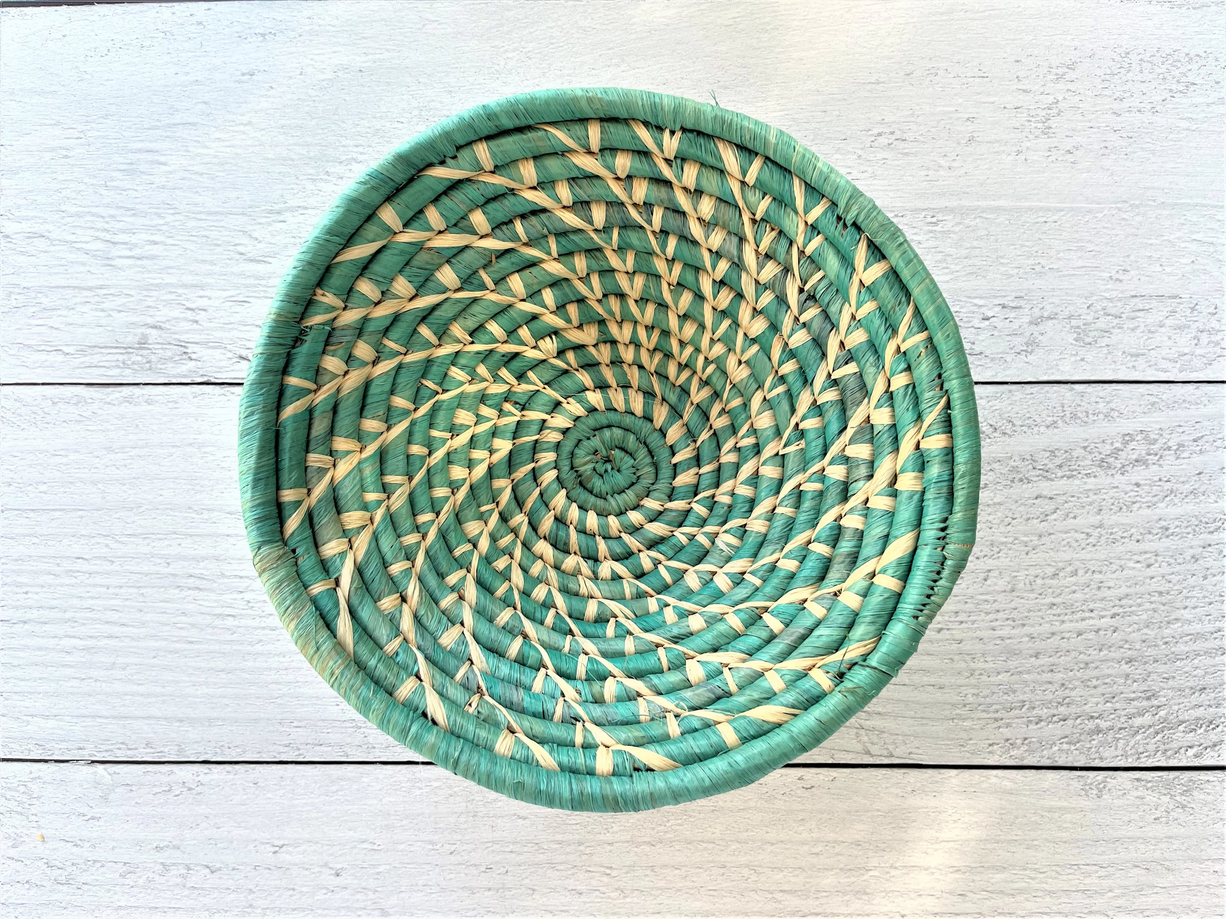 Woven Straw Basket