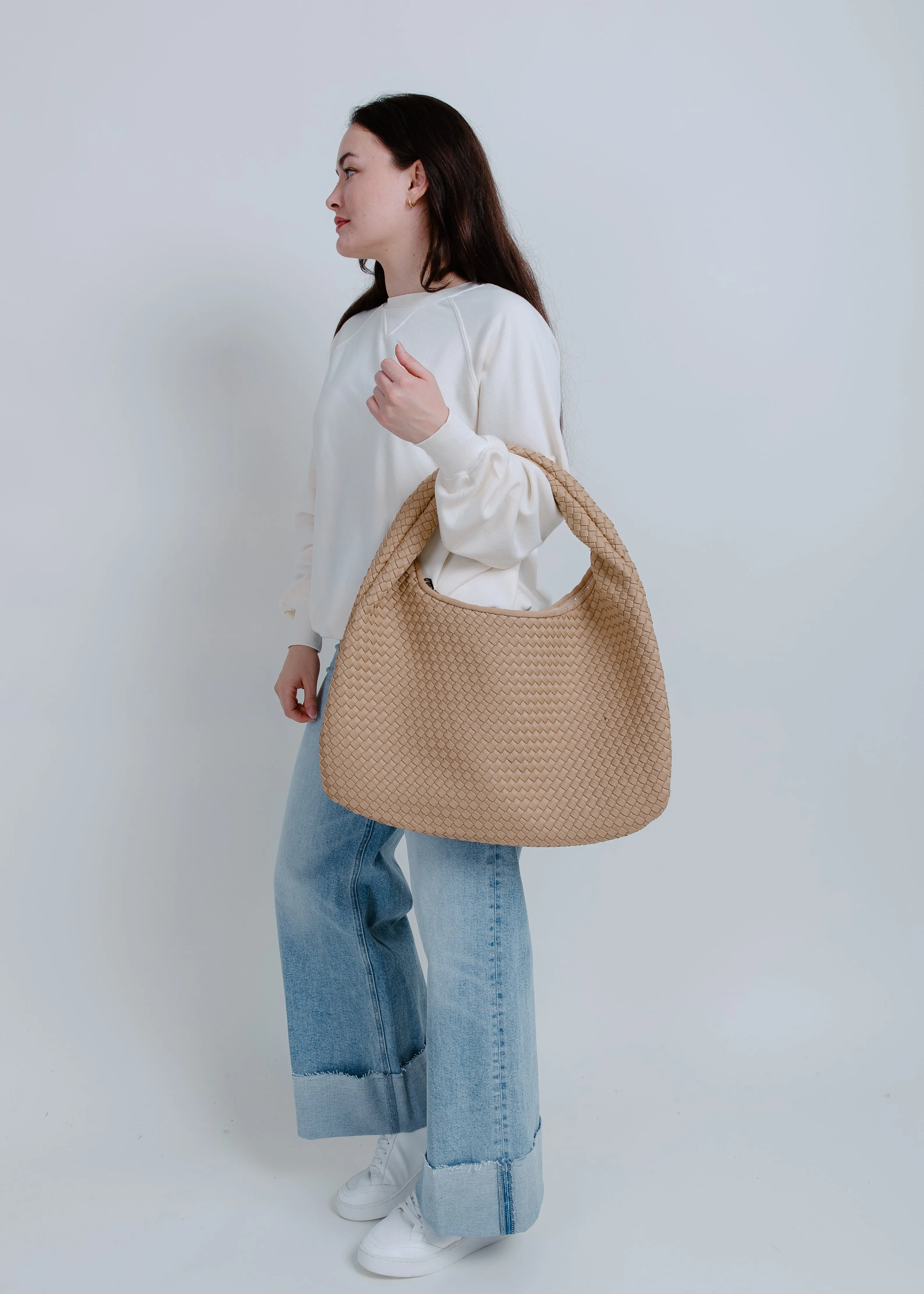Wren Woven Hobo Bag
